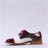 Marco Moreo Maura Toe Cap Ribbon Lace - White Bordo Taupe